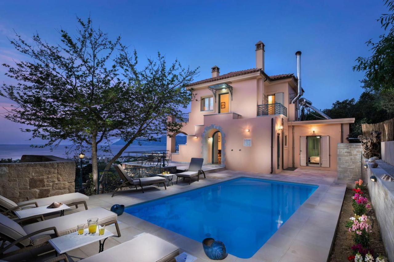 Seaview Villa Sofia ' Top destination ' Kíssamos Esterno foto