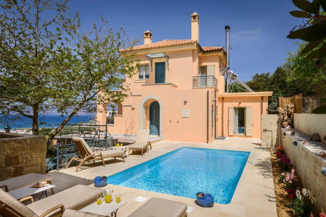 Seaview Villa Sofia ' Top destination ' Kíssamos Esterno foto